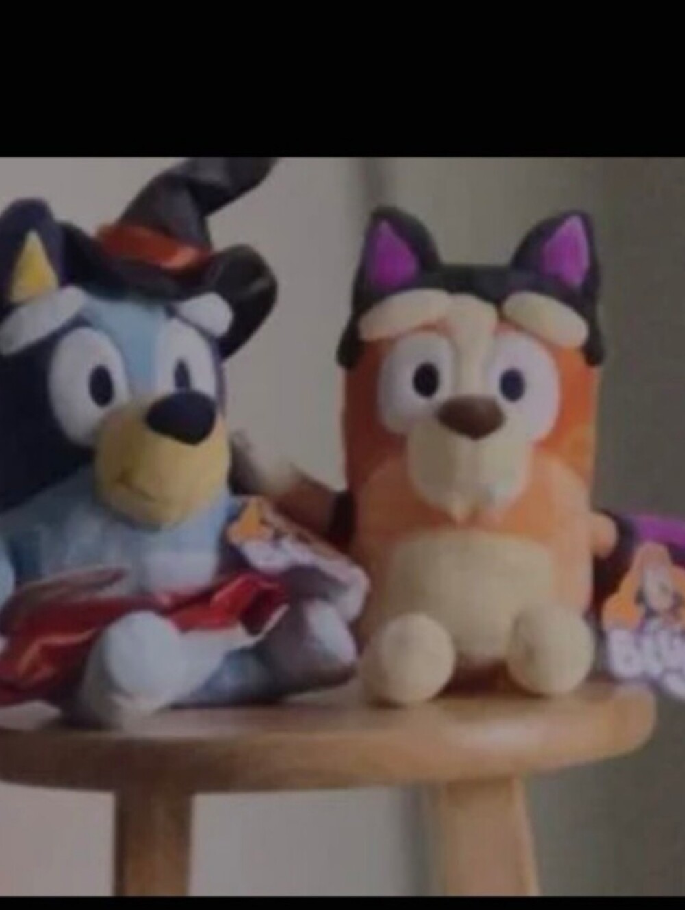 NWT 2 Bluey's Halloween Bingo & Bluey Costume Plush Stuffys
